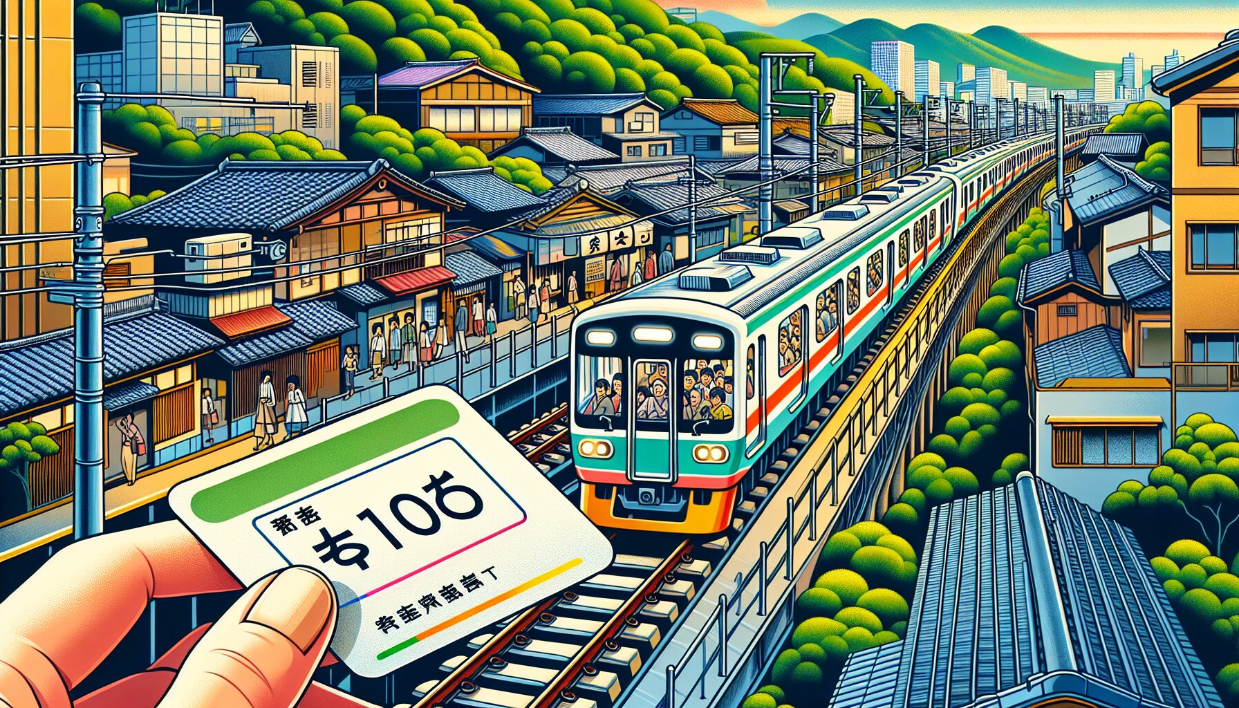 切符　電車　日本 image 4